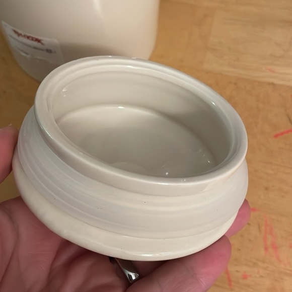 LITTLE HAPPY SPRING by MAGENTA Canister Brown Bunny Rabbit Floppy Ears Pink Trim - Picture 7 of 9